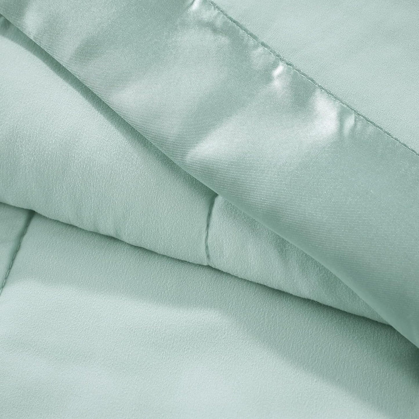 Lightweight Microfibre Down Alternative Blanket - Seafoam