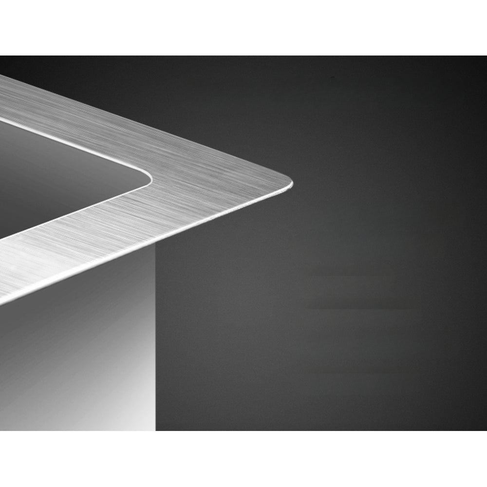 34cm x 44cm Stainless Steel Kitchen Sink Under/Top/Flush Mount Silver