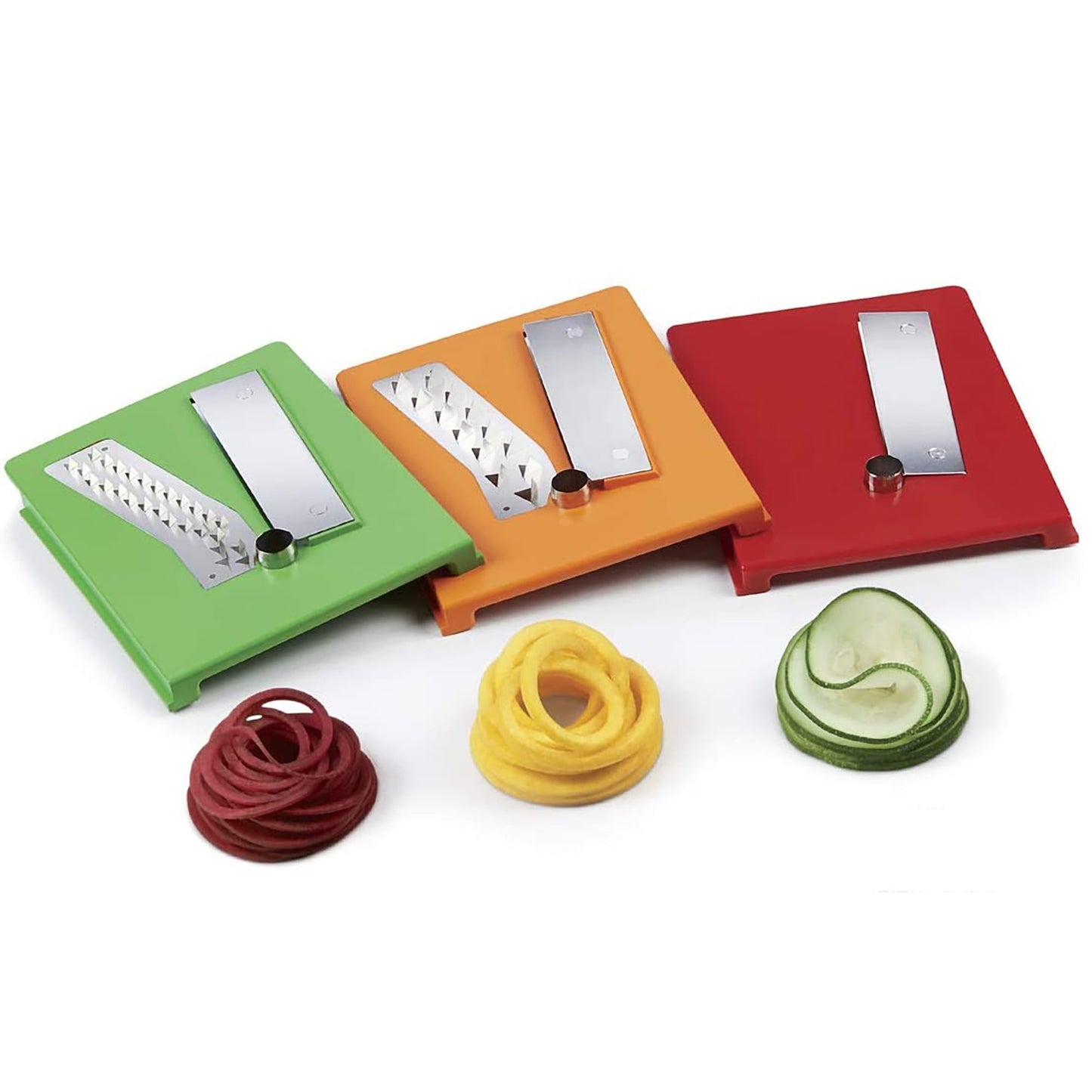 Stainless Steel Blade Tabletop Spiralizer One Size - White