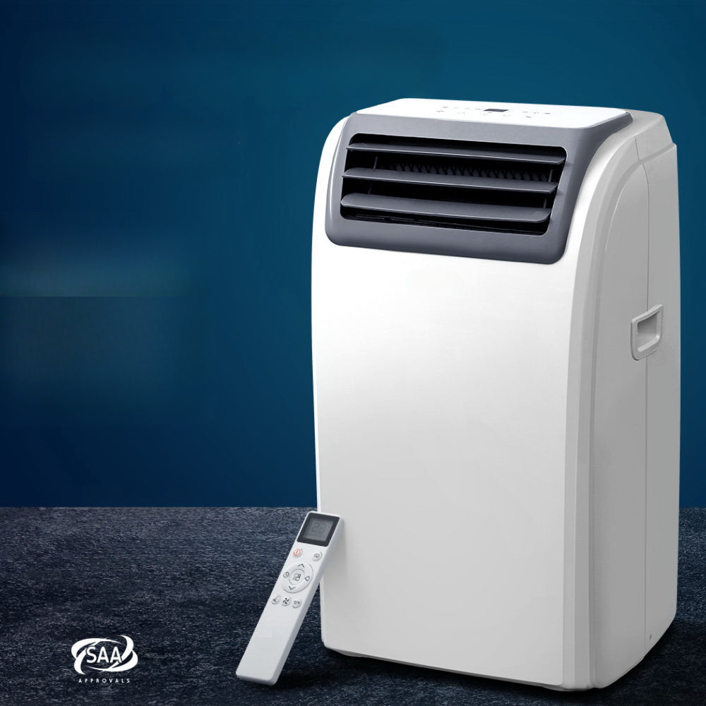 Portable Air Conditioner Cooling Mobile Fan Cooler Dehumidifier Window Kit White 3300W