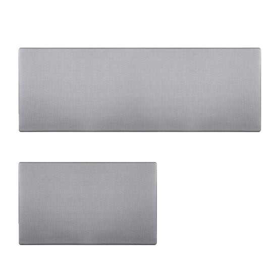 Non Slip Waterproof Cushioned Kitchen Floor Mats Set 2 Pieces - Gray