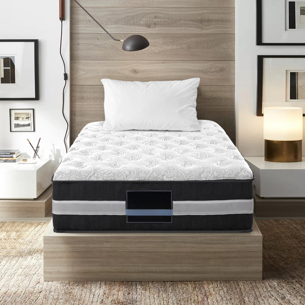 Mattress 7 Zone Bed Pocket Spring Medium Firm Foam - King Single/Double/Queen/King