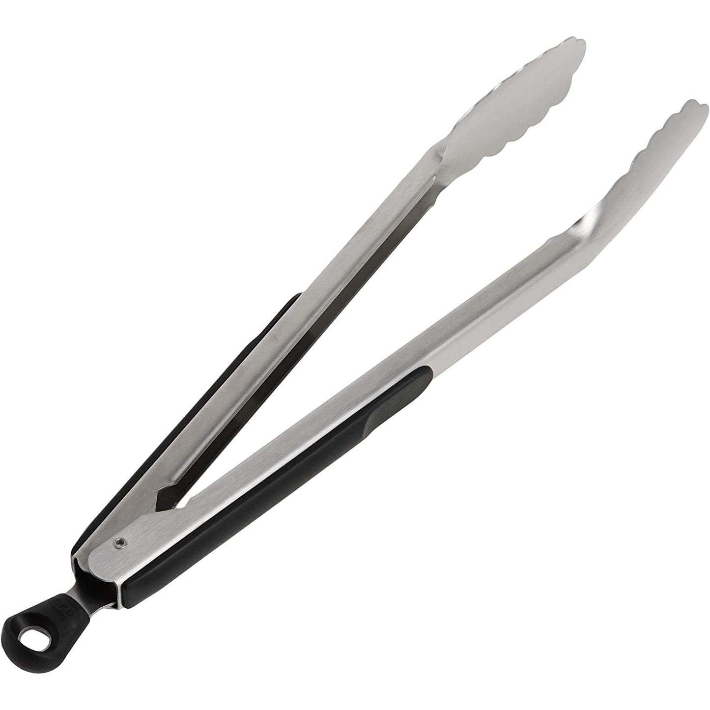 Stainless Steel Tongs with Non Slip Grip - 12 Inch
