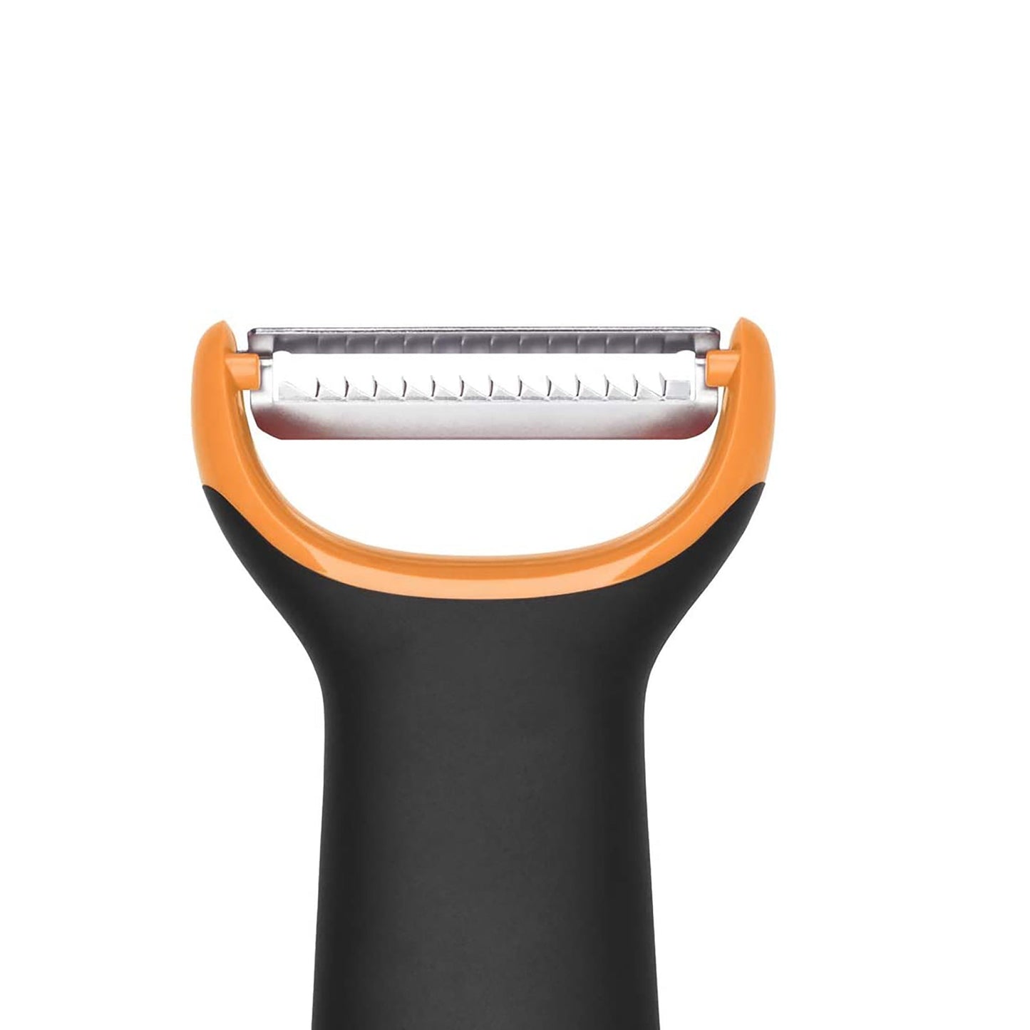 Japanese Stainless Steel Sharp Vegetable Julienne Peeler - Black and Orange