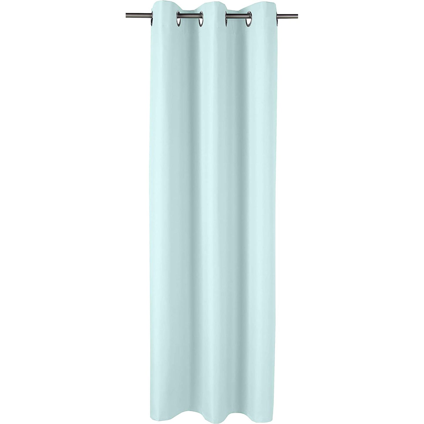 Room Darkening Blackout Window Curtains with Grommets 2 Panels - Seafoam Green