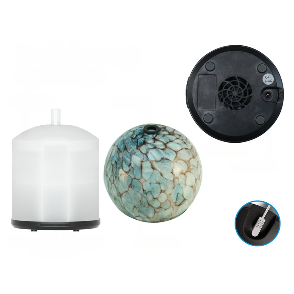240ml Aroma Diffuser LED Light Glass Essential Oil
