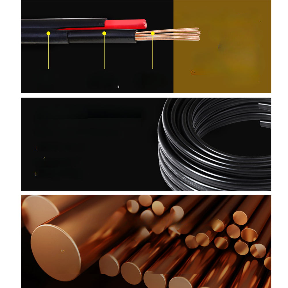 Solar Panel Electric Cable Twin Core Extension 100M - 450V