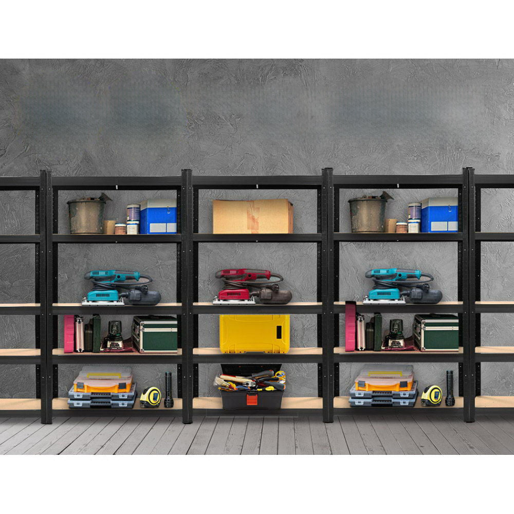 Warehouse Garage Storage Racking Steel Metal Shelves - 5x1.8m