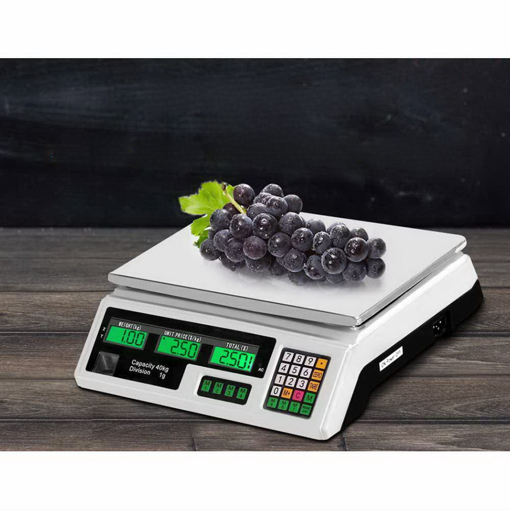 40KG Digital Kitchen Scale Electronic Scales Shop Market Commercial