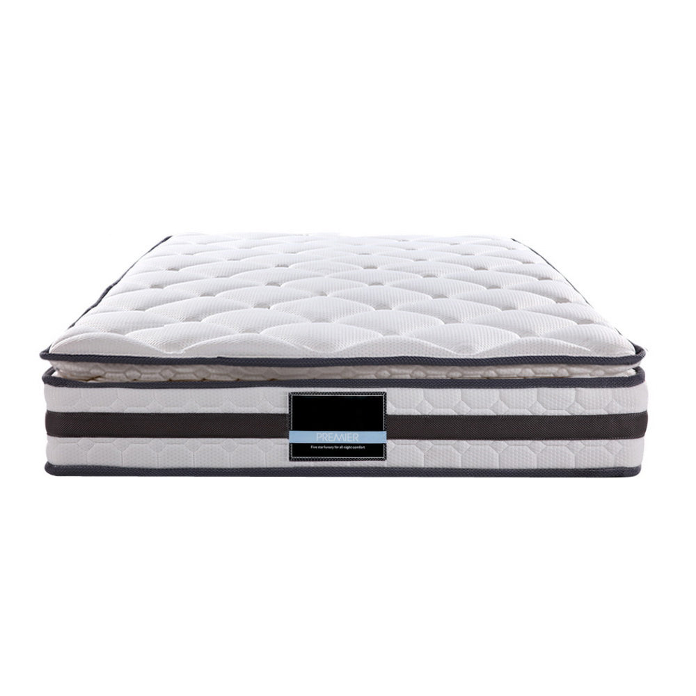 Bedding Bonnell Spring Mattress Topper - Single/King Single/ Double/Queen/King