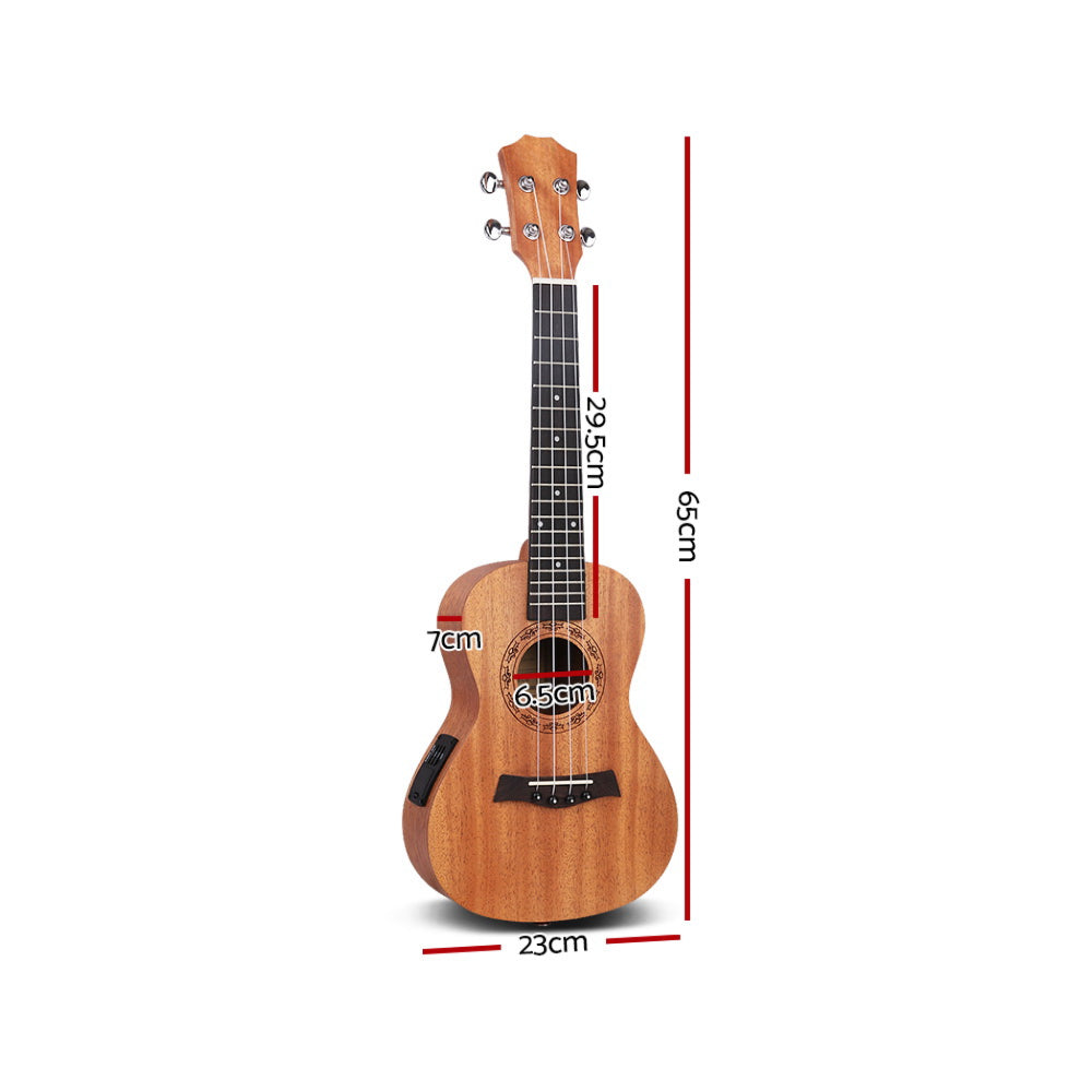 26 Inch Tenor Ukulele Electric Mahogany Ukeleles Uke Hawaii Guitar with EQ