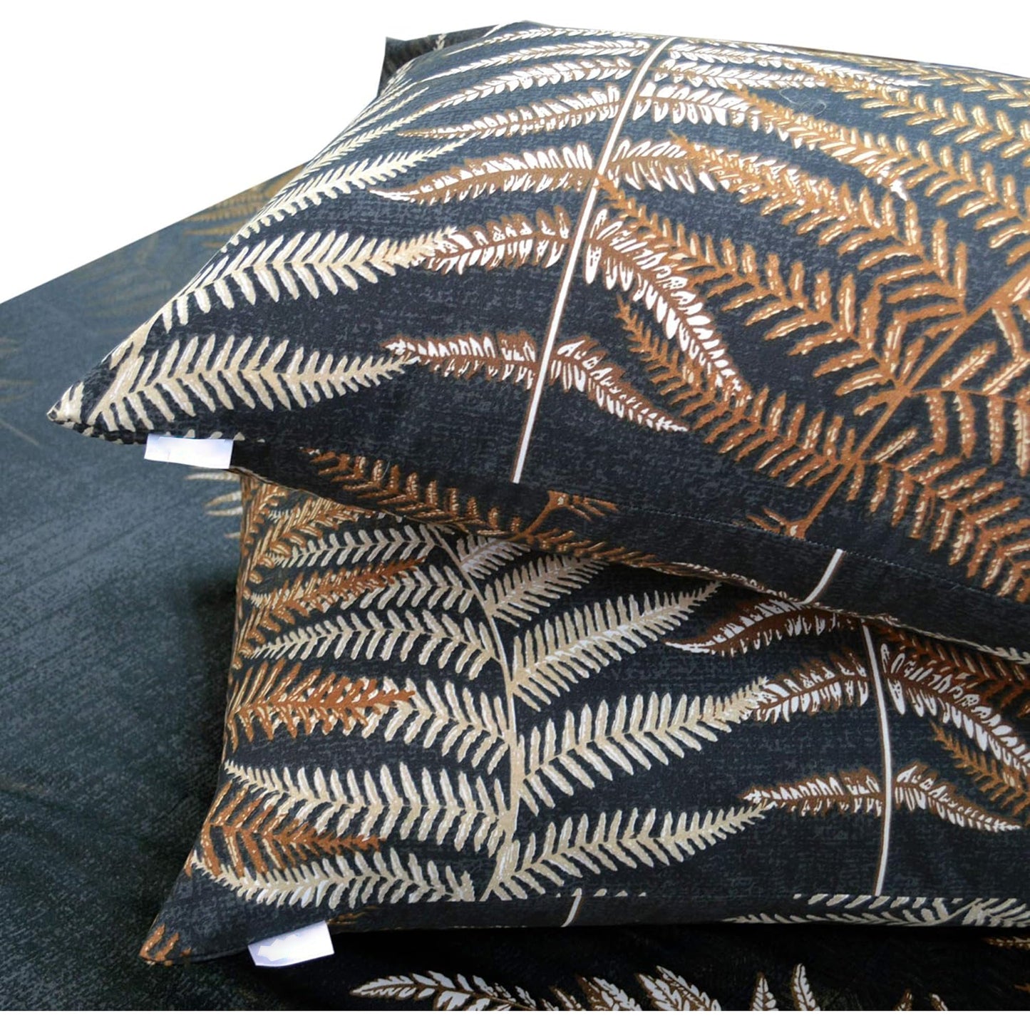 Soft and Lightweight Microfibre Deep Bed Sheet Set - Grey and Brown