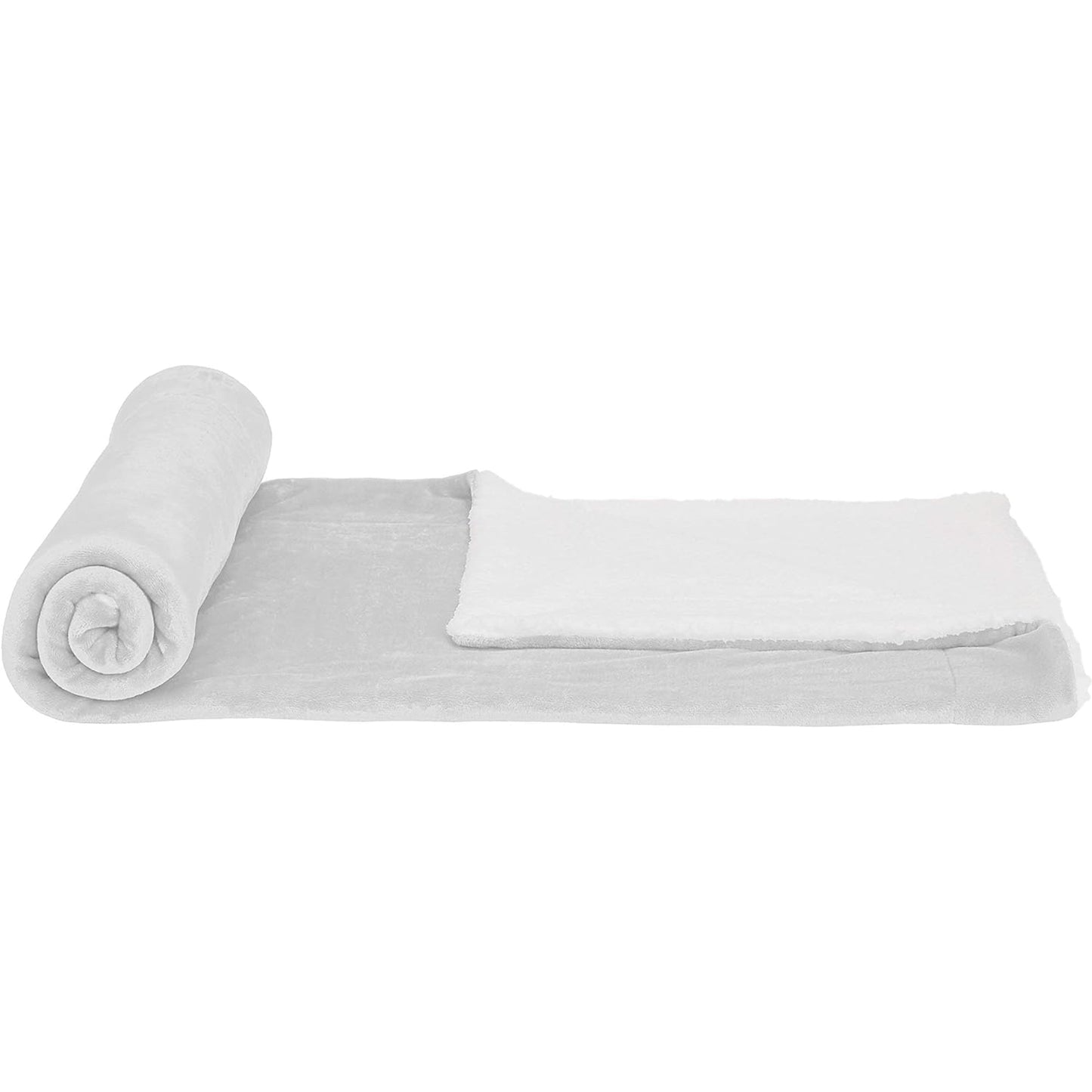 Ultra-Soft Micromink Sherpa Blanket - Grey