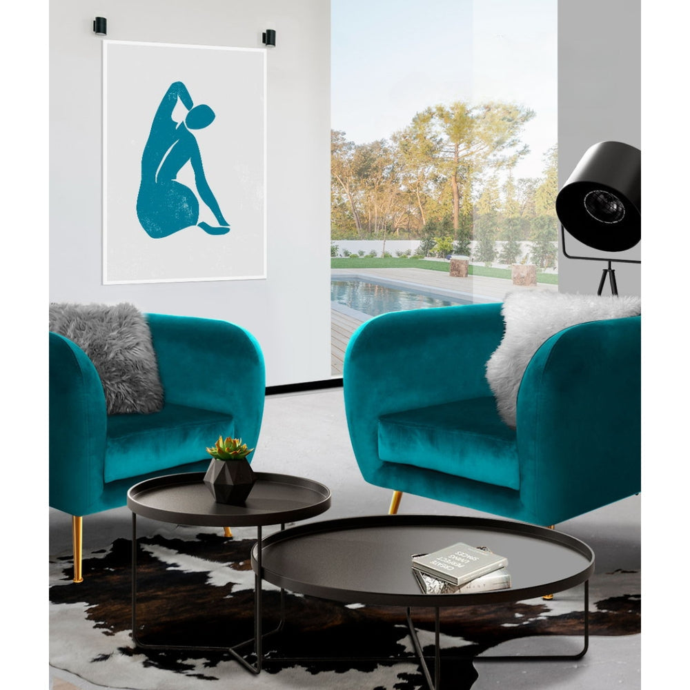 Armchair Lounge Sofa Arm Chair Accent Chairs Armchairs Couch Velvet Green