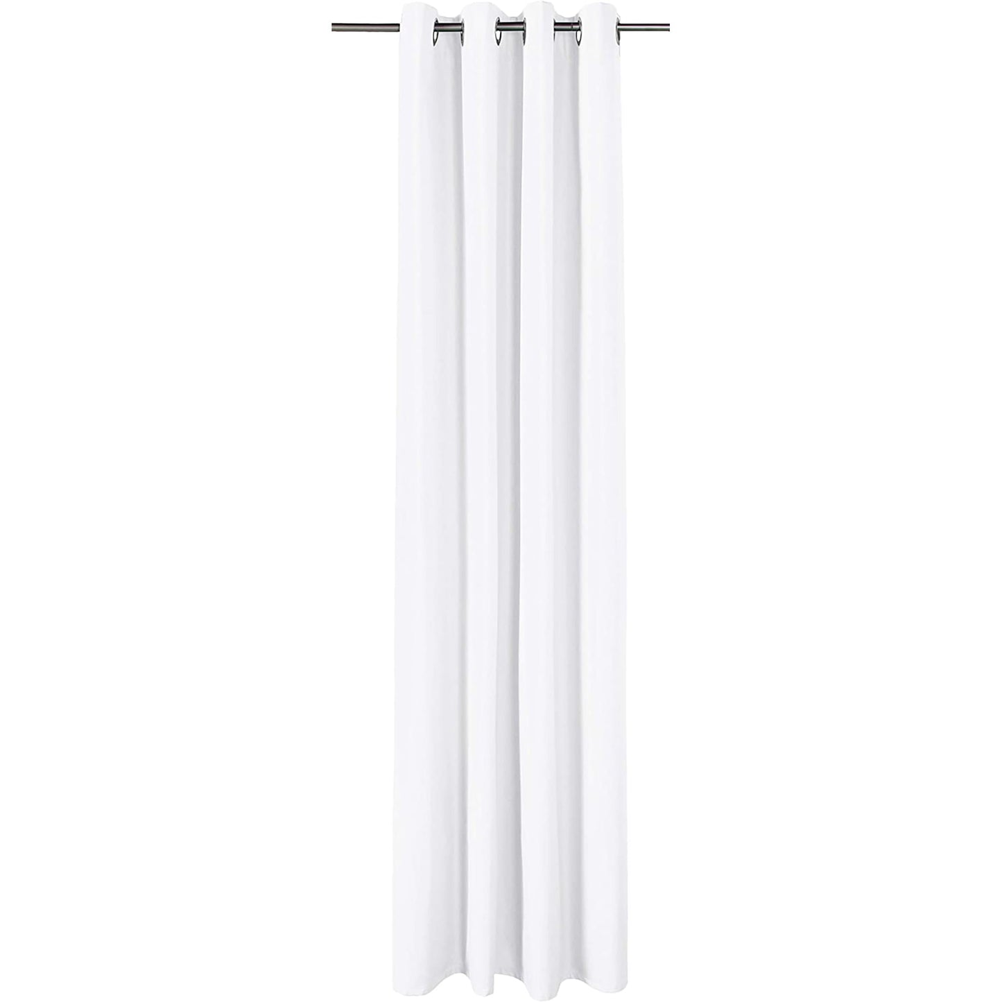 Room Darkening Blackout Window Curtains with Grommets 52 x 96 Inch 2 Panels - White