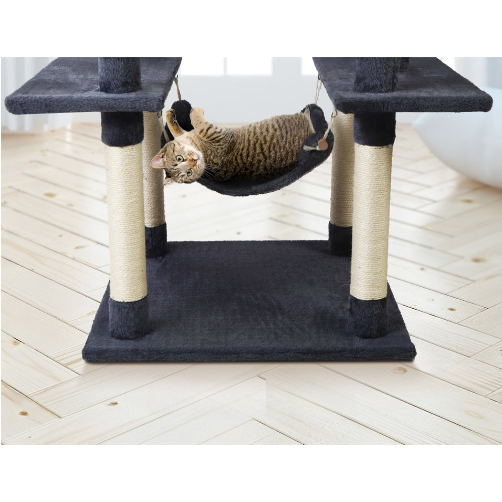 Cat Tree Scratching Post Tower House Furniture Wood - 184cm