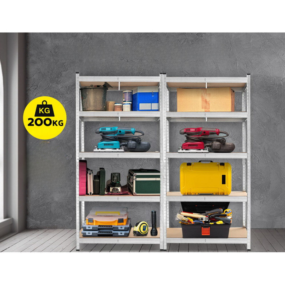Warehouse Rack Garage Metal Storage Shelves - 2x1.8M