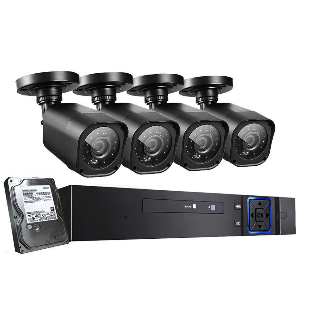 CCTV Camera Home Security System 8CH DVR 1080P Cameras Outdoor Day Night