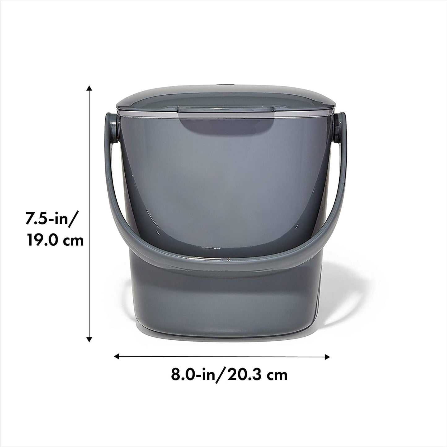 Easy Clean Compost Bin 2.83 Litre - Grey