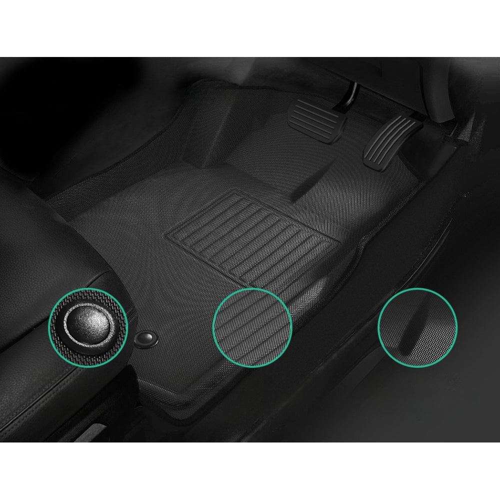 Car Floor Mats Rubber 2012 to 2021 Model - Fits Ford Ranger PX PX2 PX3