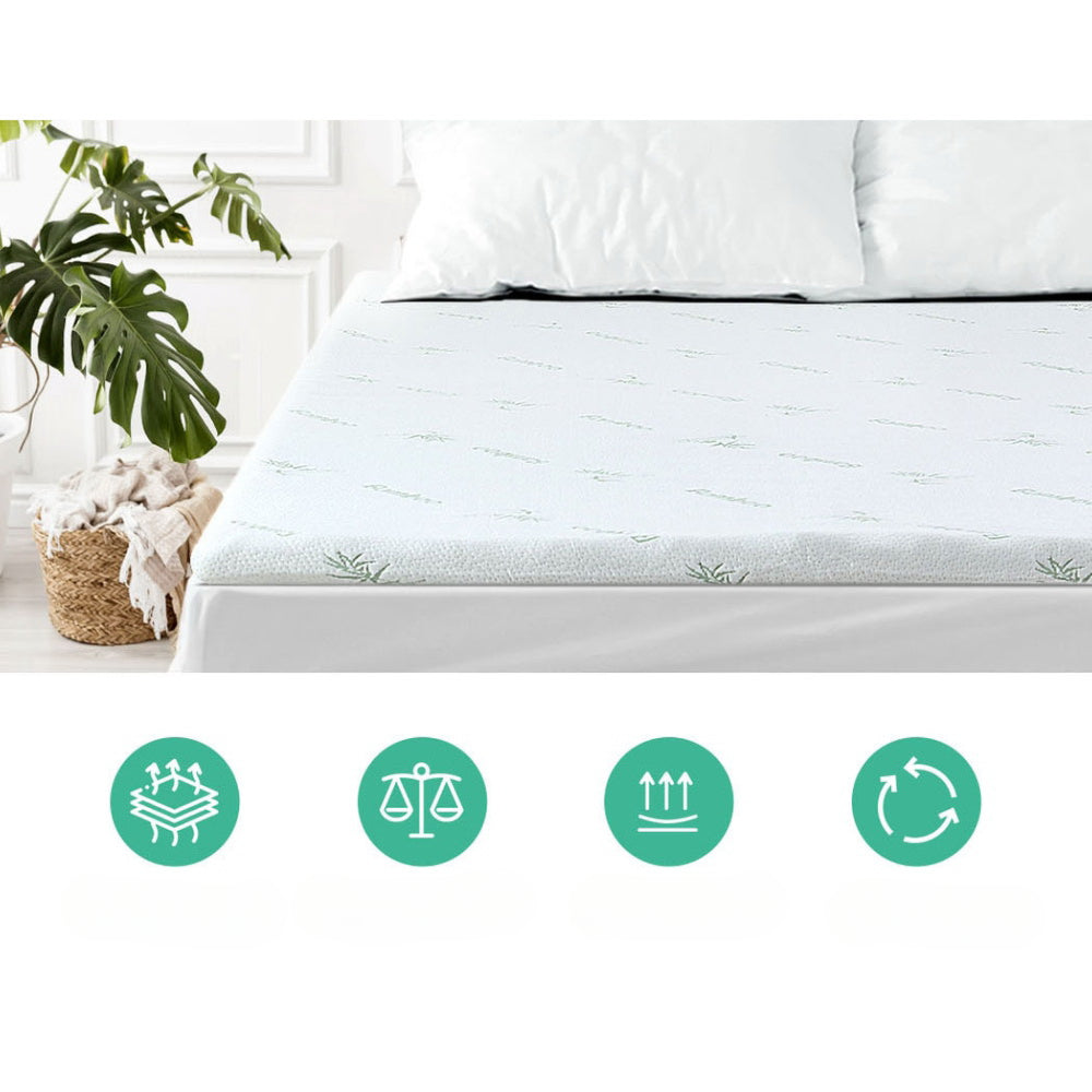 Mattress Bedding 11-Zone Memory Foam Topper - Single/Double/Queen/King