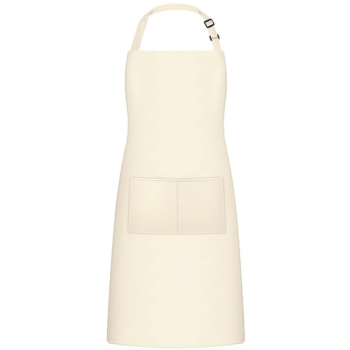 Adjustable Water Oil Stain Resistant with 2 Pockets Aprons Large Size 27 x 29 Inch - Black and White