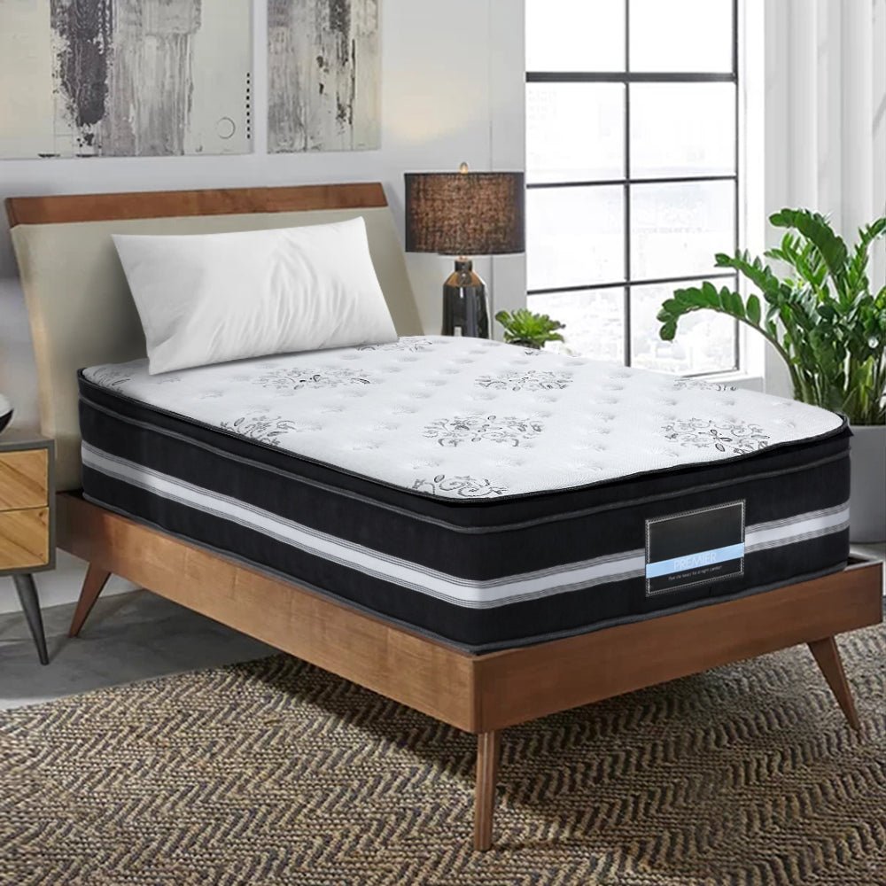 Mattress Bed Cool Gel Memory Foam Eurotop Pocket Spring - Single/King Single/Double/Queen/King