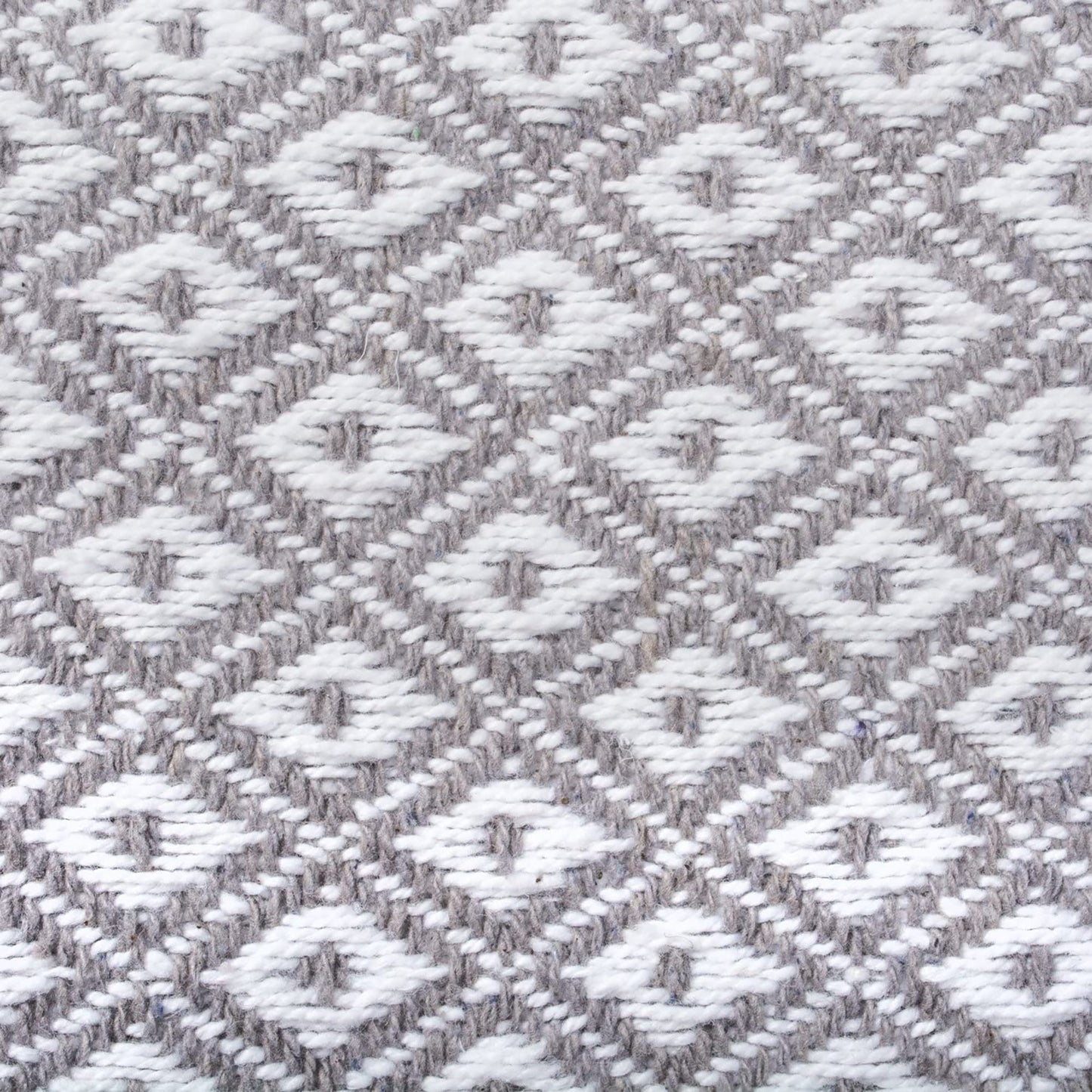Mini Diamond Woven Cotton Throw Blanket 50 x 60 - Gray