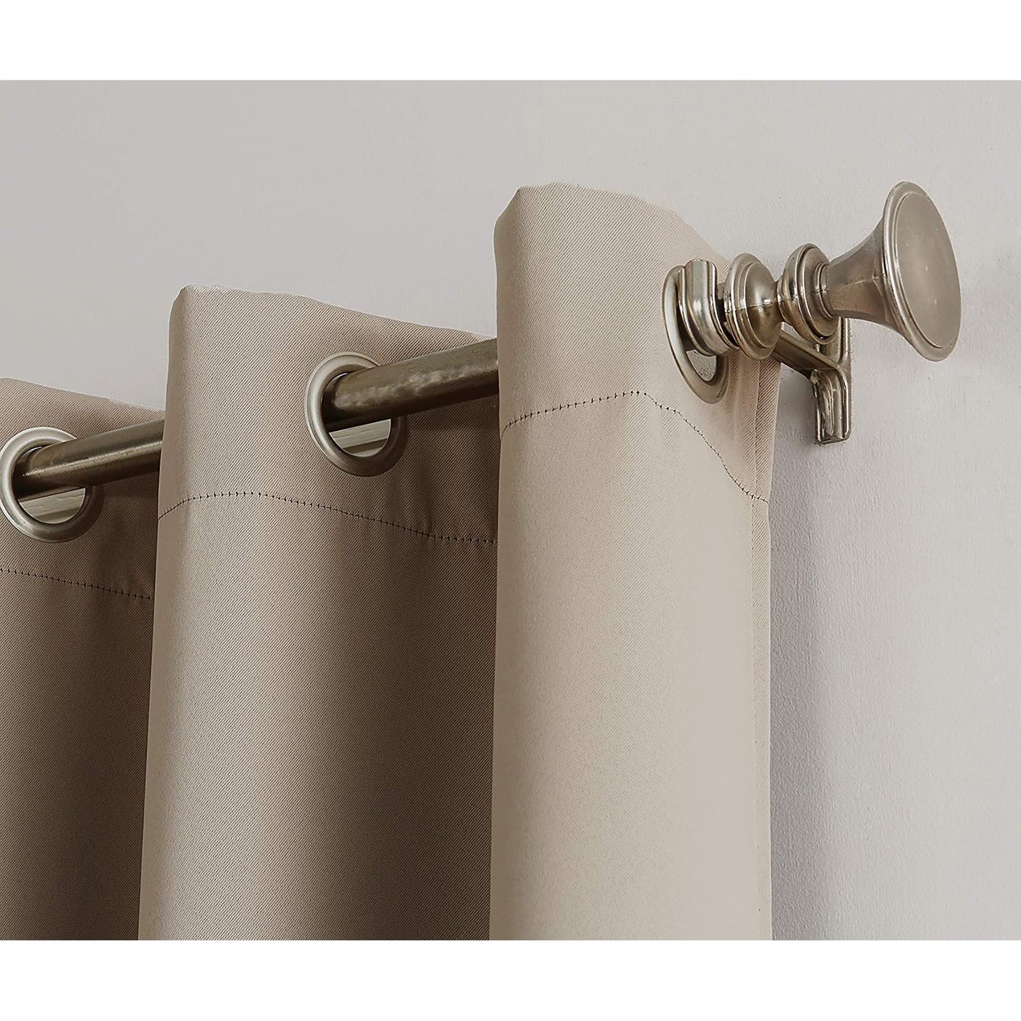 1pc Energy Saving Blackout Grommet Curtain Panel 40x108 Inches - Stone