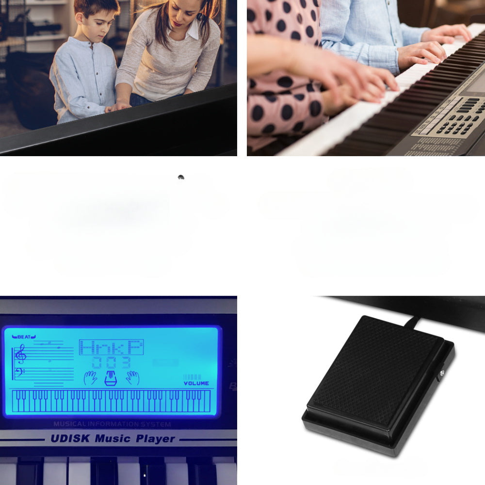 61 Key Electronic Piano Keyboard Electric Digital Classical Music Stand