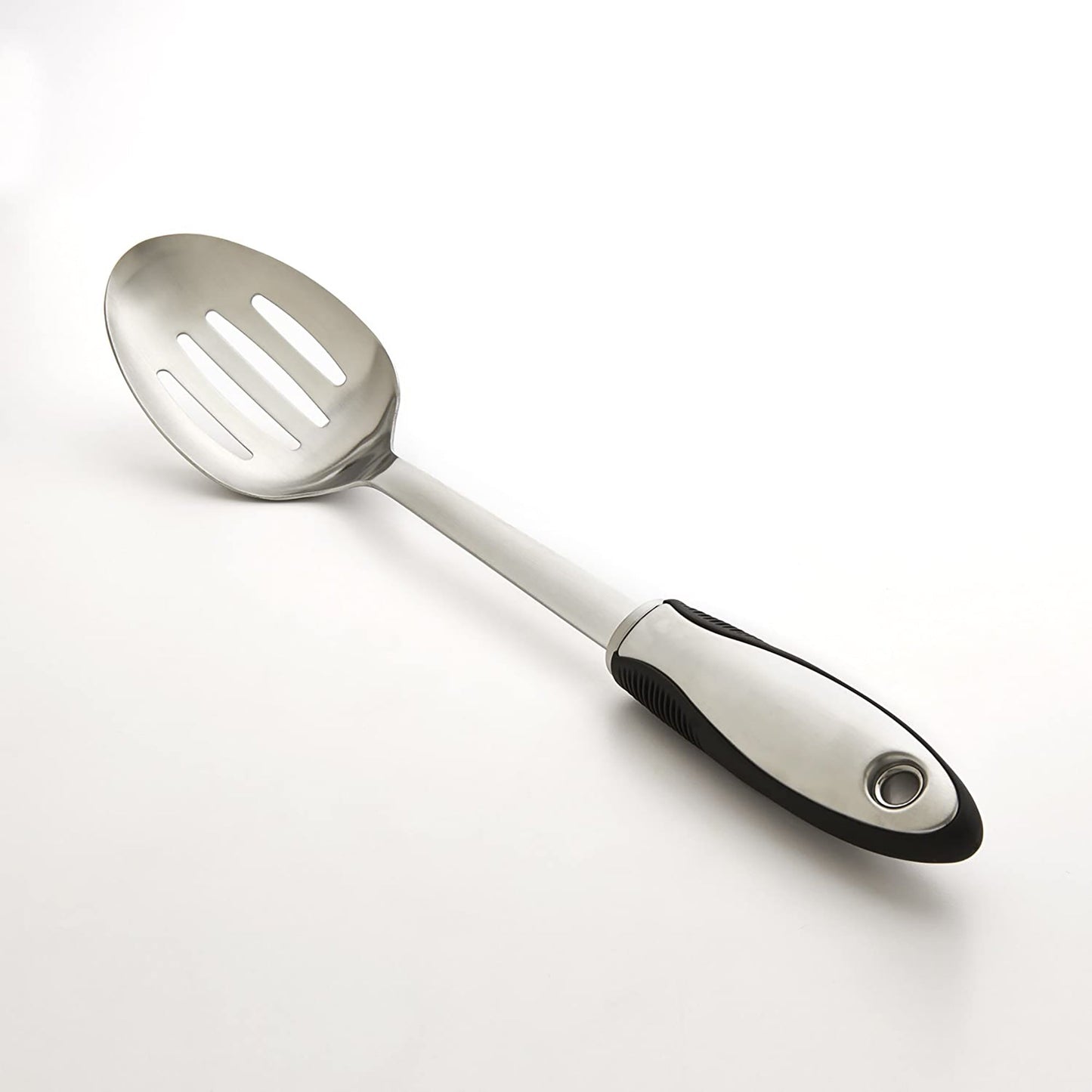 Stainless Steel Slotted Spoon Kitchen Utensil - Silver