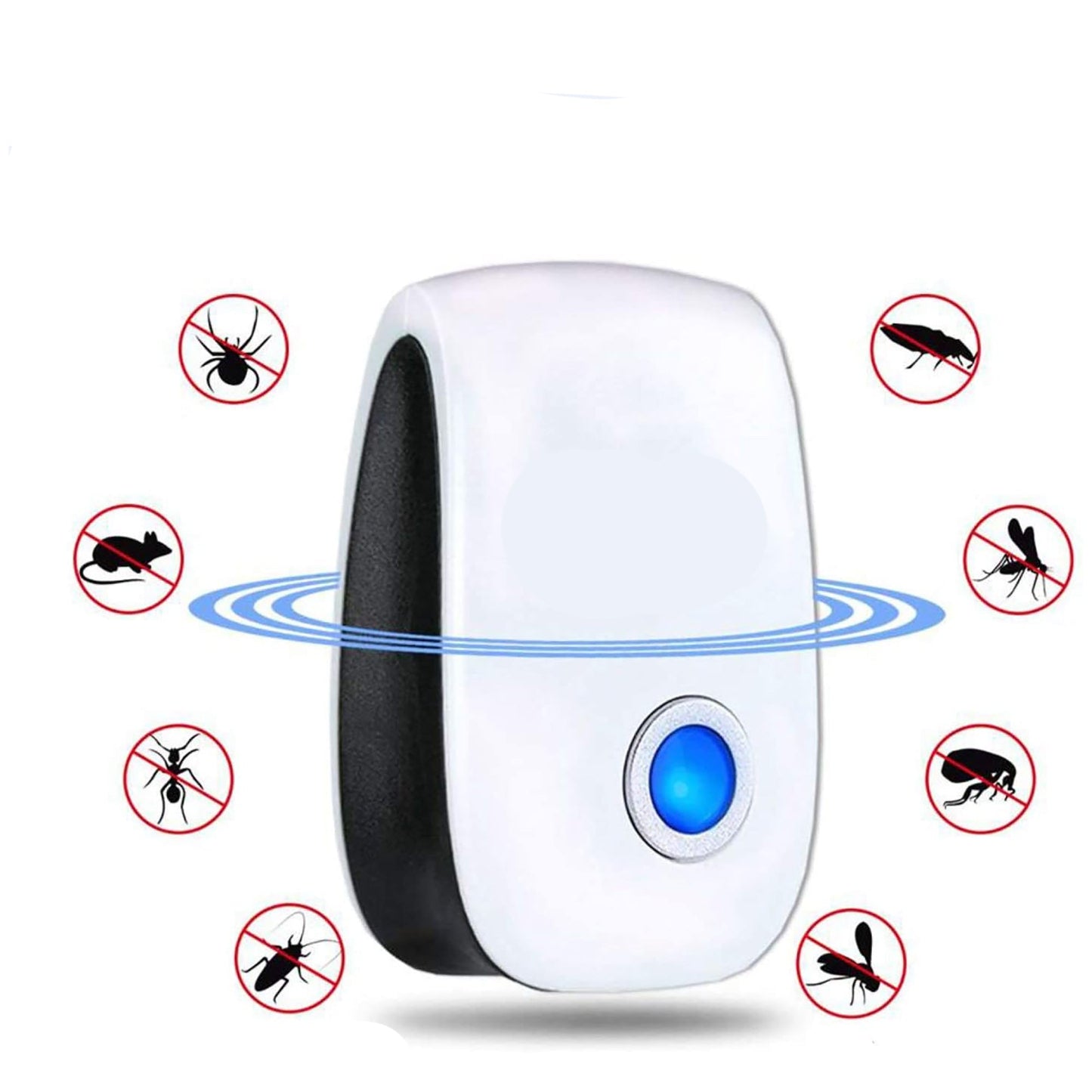 Unscented Electronic Ultrasonic Pest Repellent Indoor - White