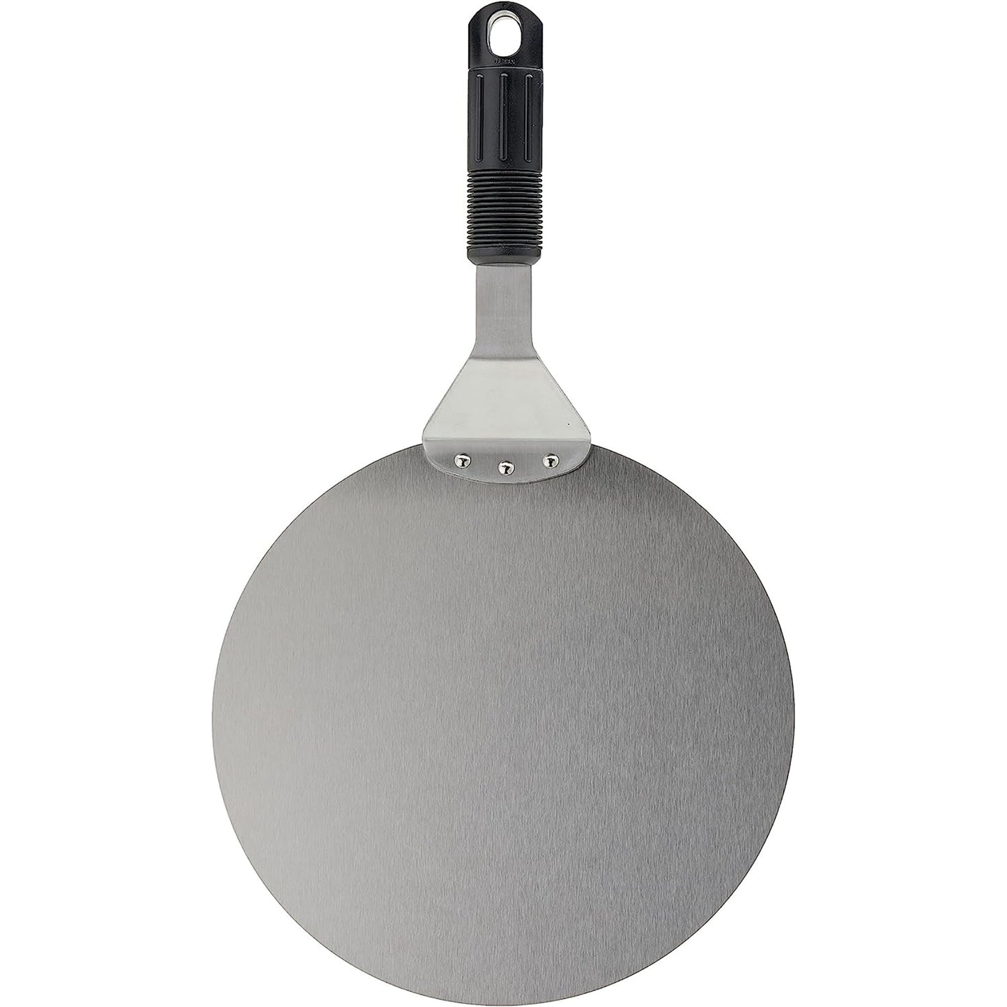 25 cm Diameter Stainless Steel Pizza Oven Peel and Spatula - Silver