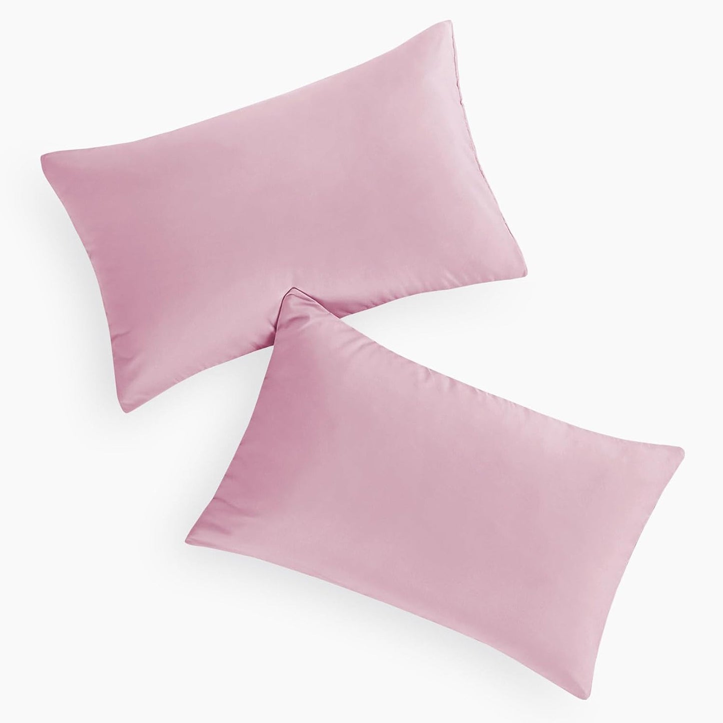 1000TC Ultra Soft Microfibre Pair of Pillowcases - Dusty Pink