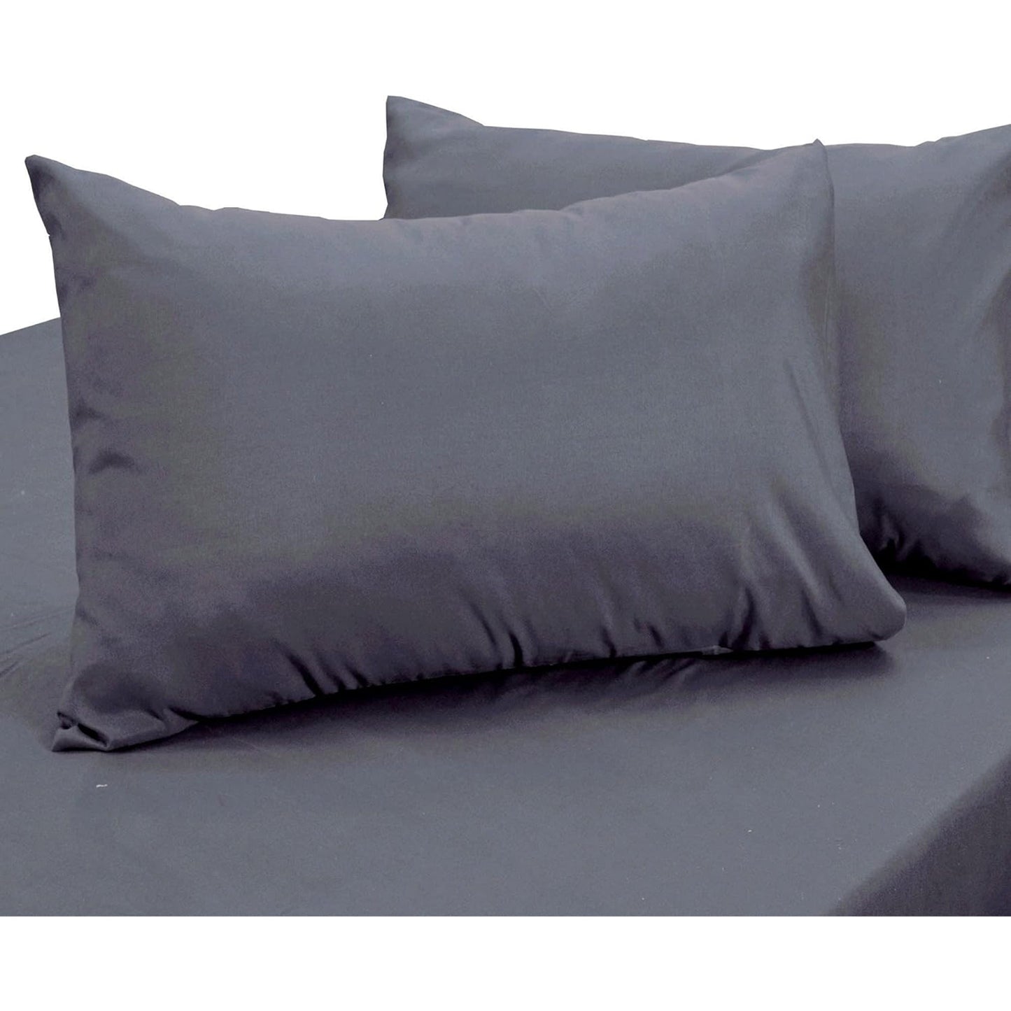 Soft and Lightweight Microfiber Magic Colour Collection Bed Sheet Set - Grey
