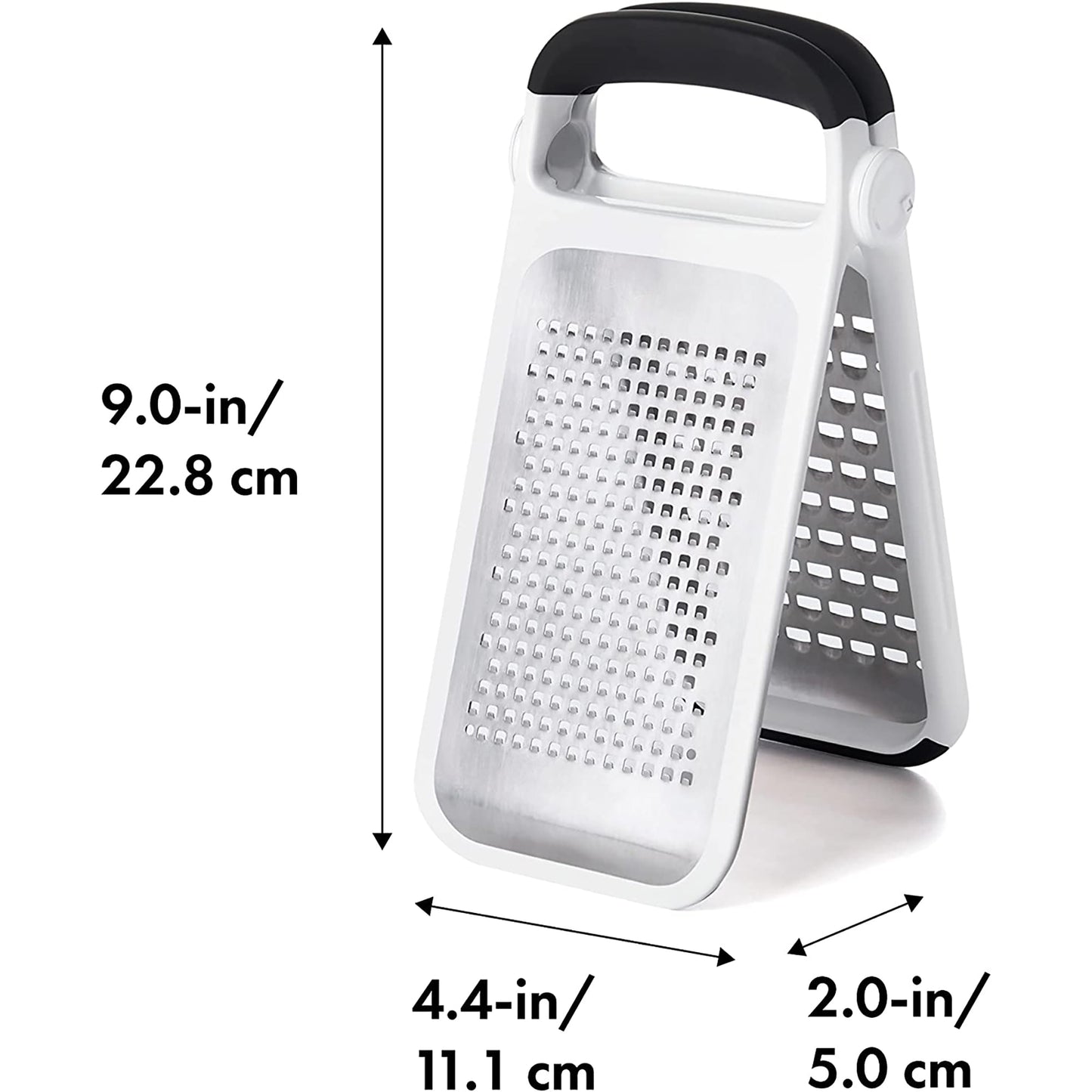 Etched Two-Fold Multi Grater - White