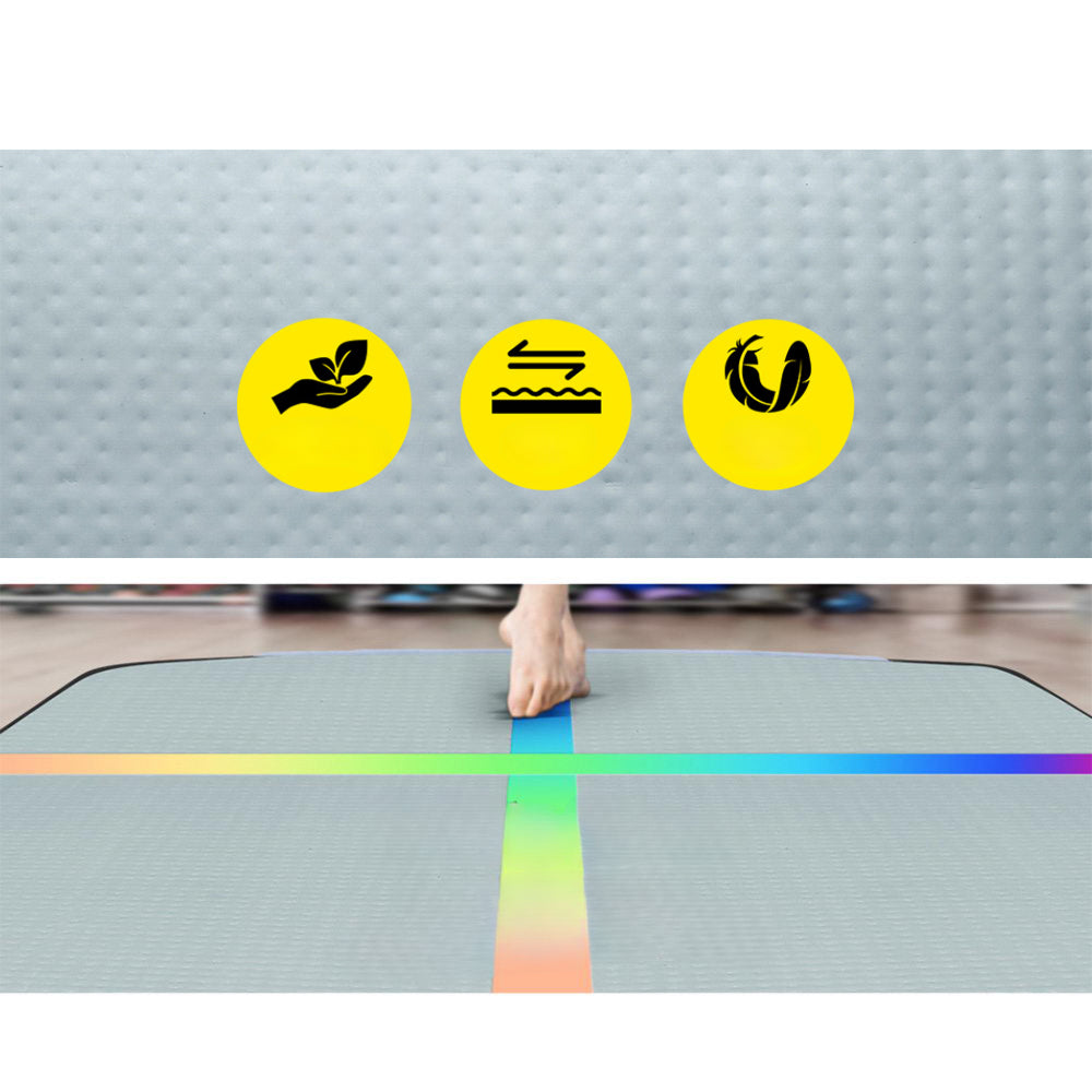 Inflatable Air Track Gymnastics Tumbling Exercise Mat with Pump - 5M