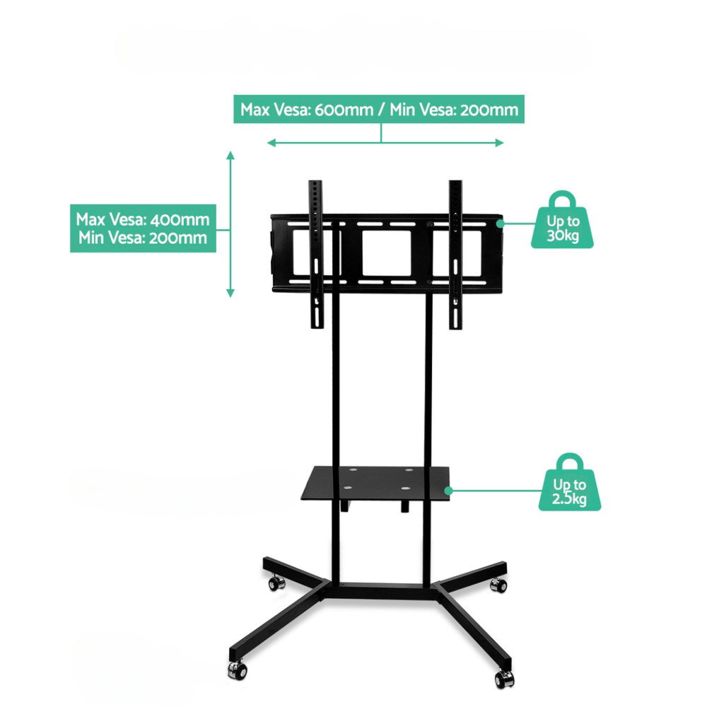 TV Mount on Stand - Black