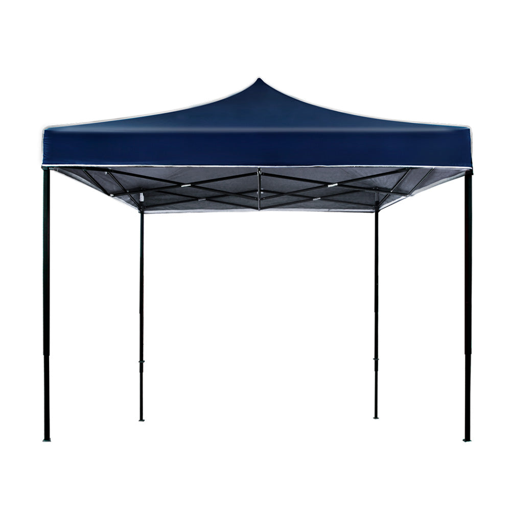 Gazebo Pop Up Marquee Outdoor Wedding Tent Kit Navy - 3x3m