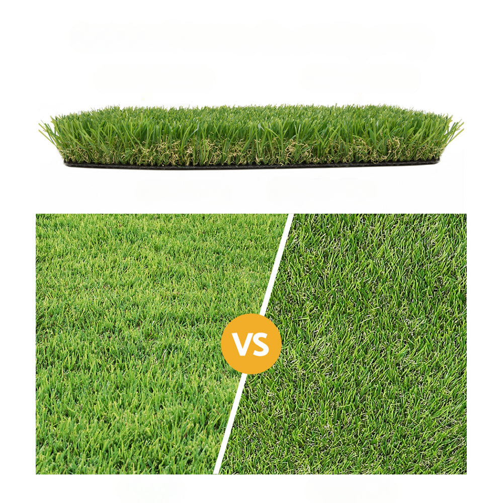 Artificial Grass Synthetic Fake Lawn 2mx5m Turf Plastic Plant 30mm