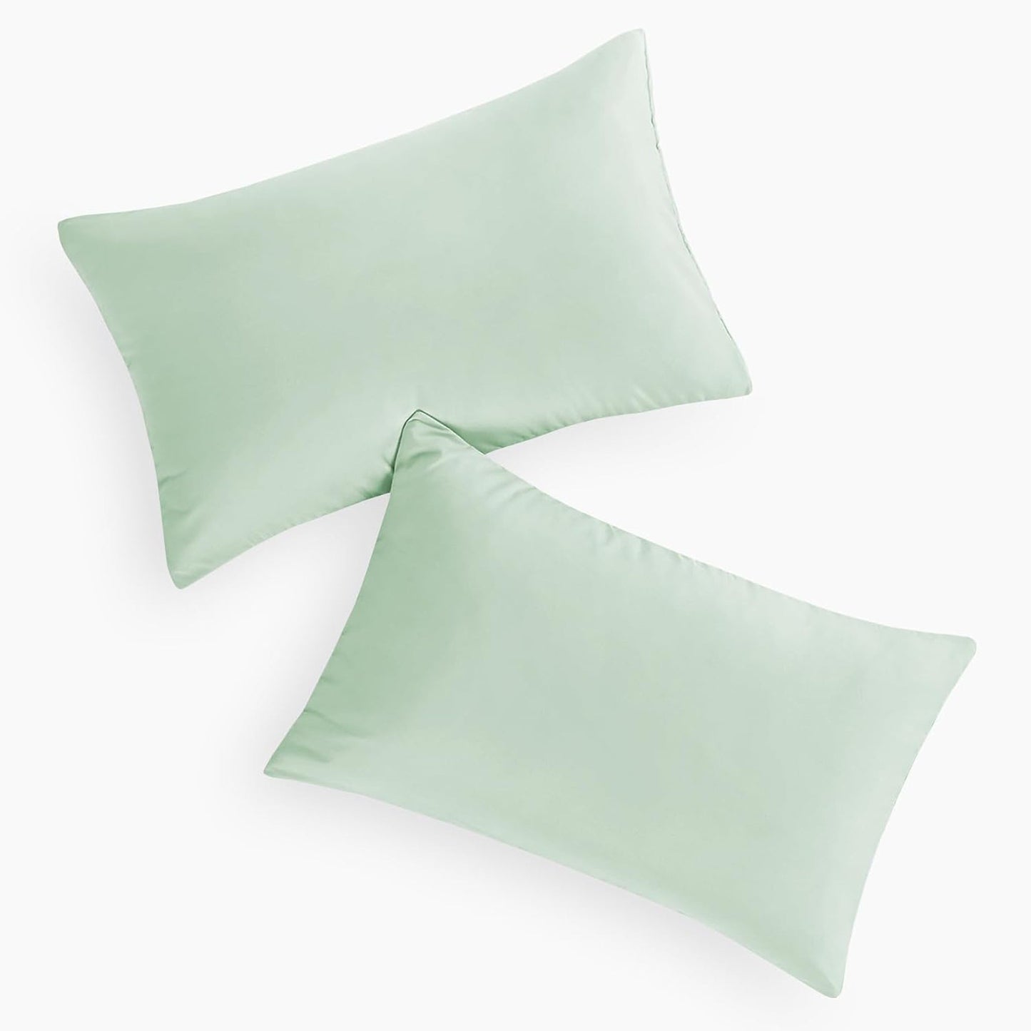 1000TC Ultra Soft Microfibre Pair of Pillowcases - Sage Green