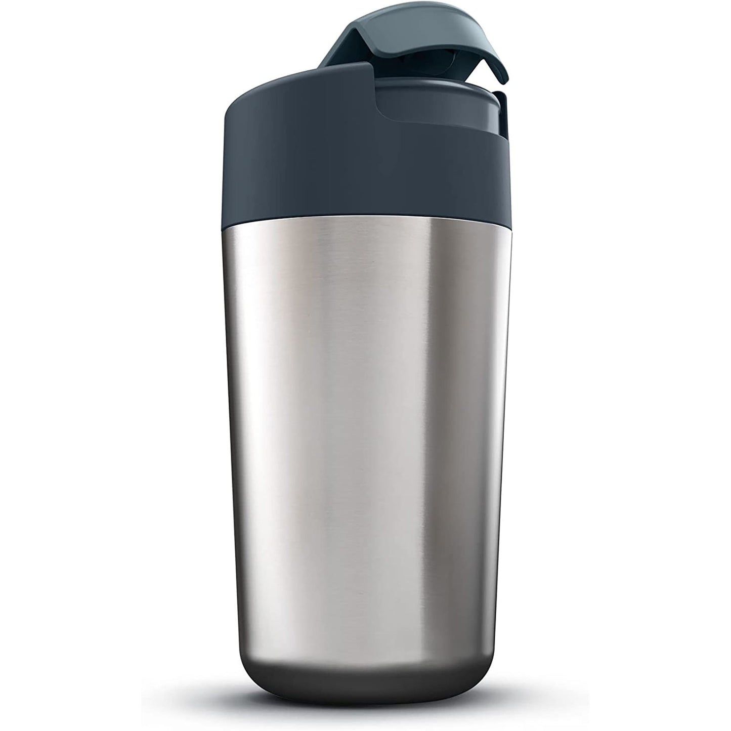 Leak Proof Sipp Travel Mug with Flip Top Cap 454 ml - Stainless Steel