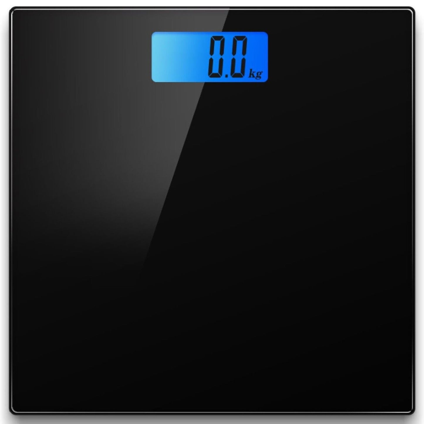 Digital Body Weight Scale with Sleek Black Glass Platform Up to 180KG