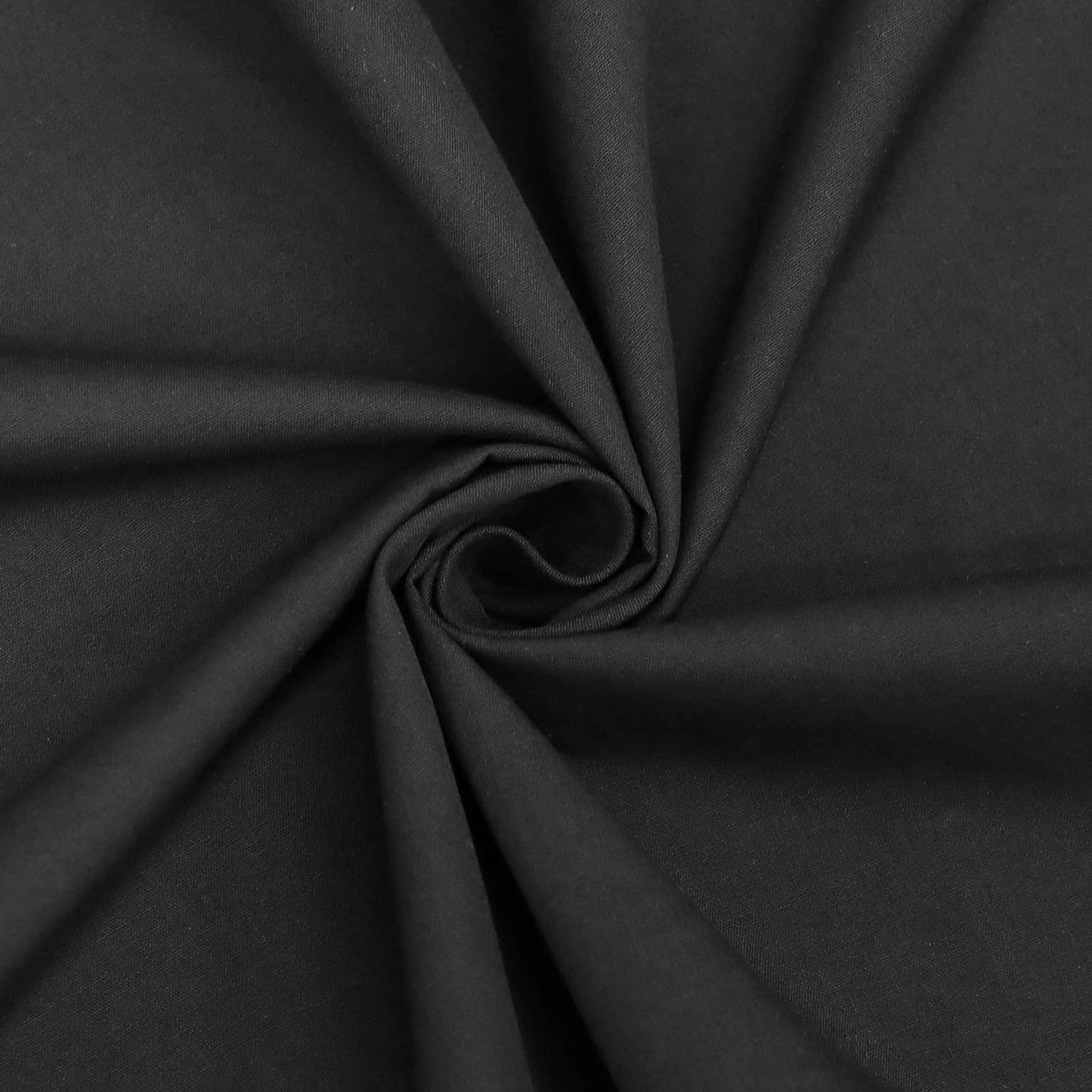 300 Thread Count Sheet Set 50% Cotton 50% Polyester Bed Sheet Set - Black