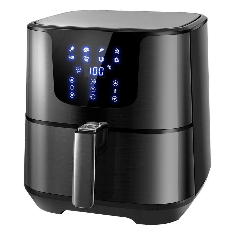 Air Fryer 7L LCD Fryers Oven Airfryer Kitchen Healthy Cooker Stainless Steel