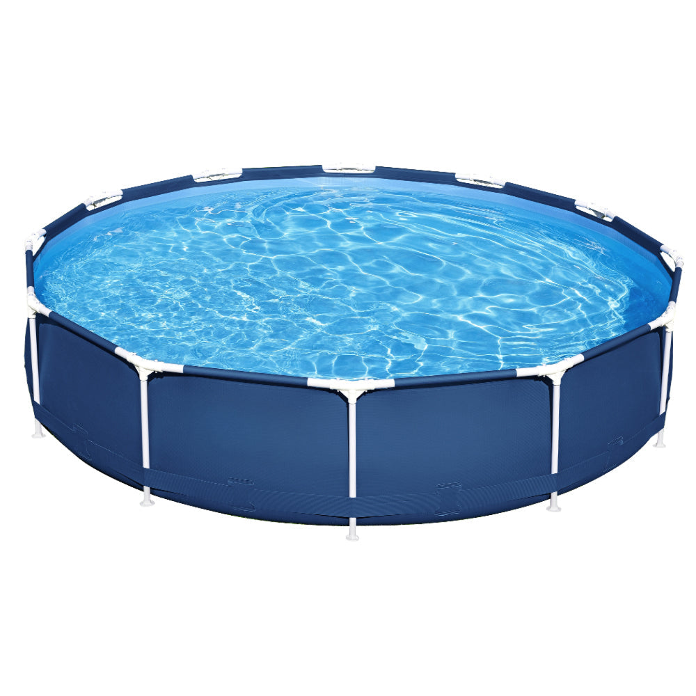 Swimming Pool Above Ground Pools Filter Pump 3.66M Power Steel Frame