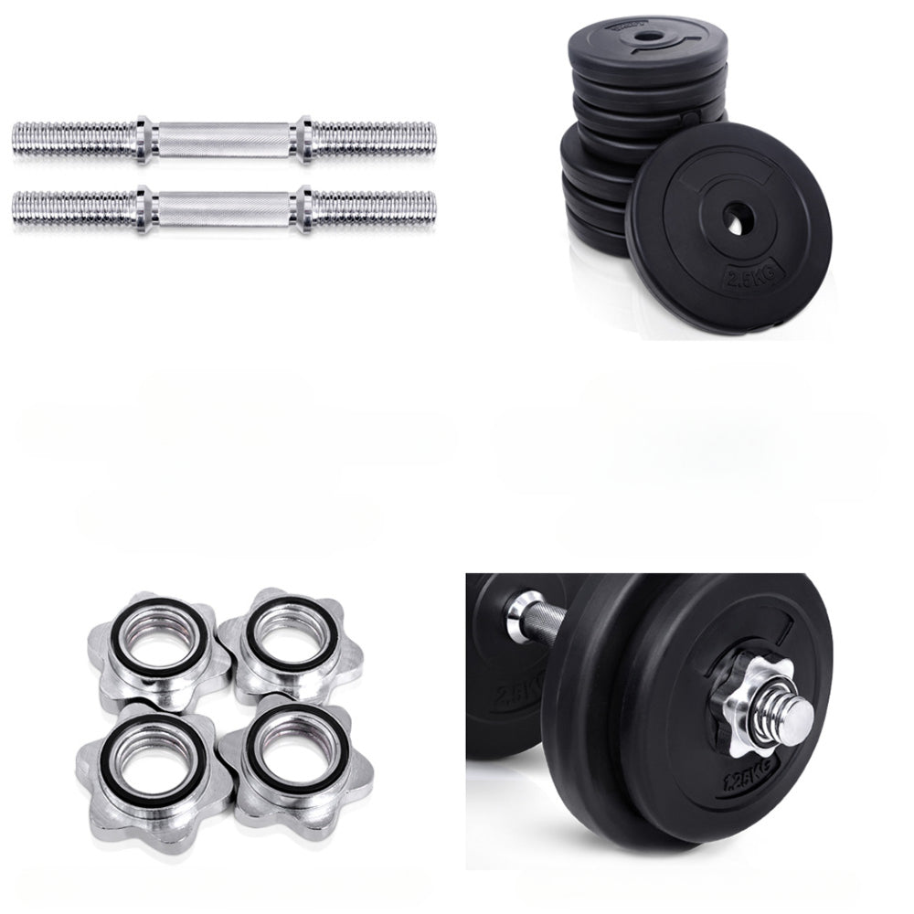 20KG Dumbbells Dumbbell Set Weight Training Plates Home Gym Fitness Exercise
