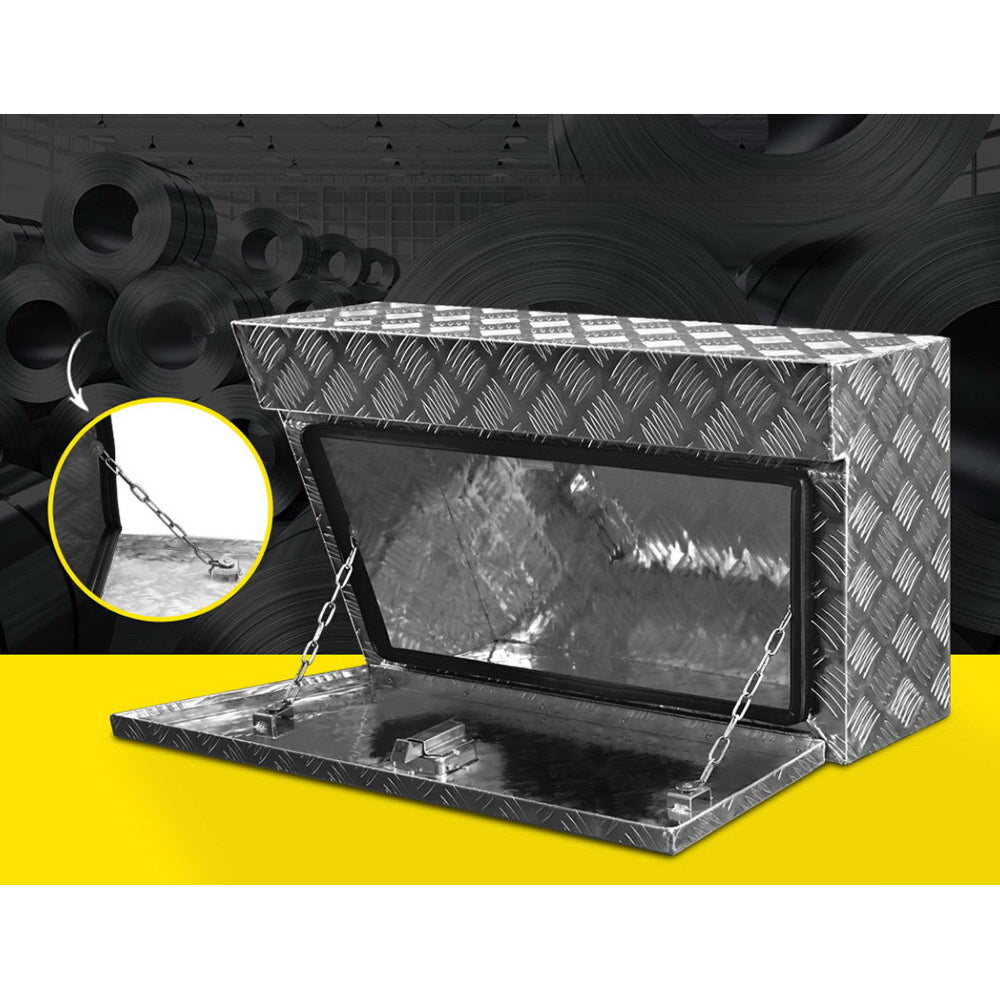 Garage Undertray Tool Box Aluminium Alloy Underbody - 1 Pair