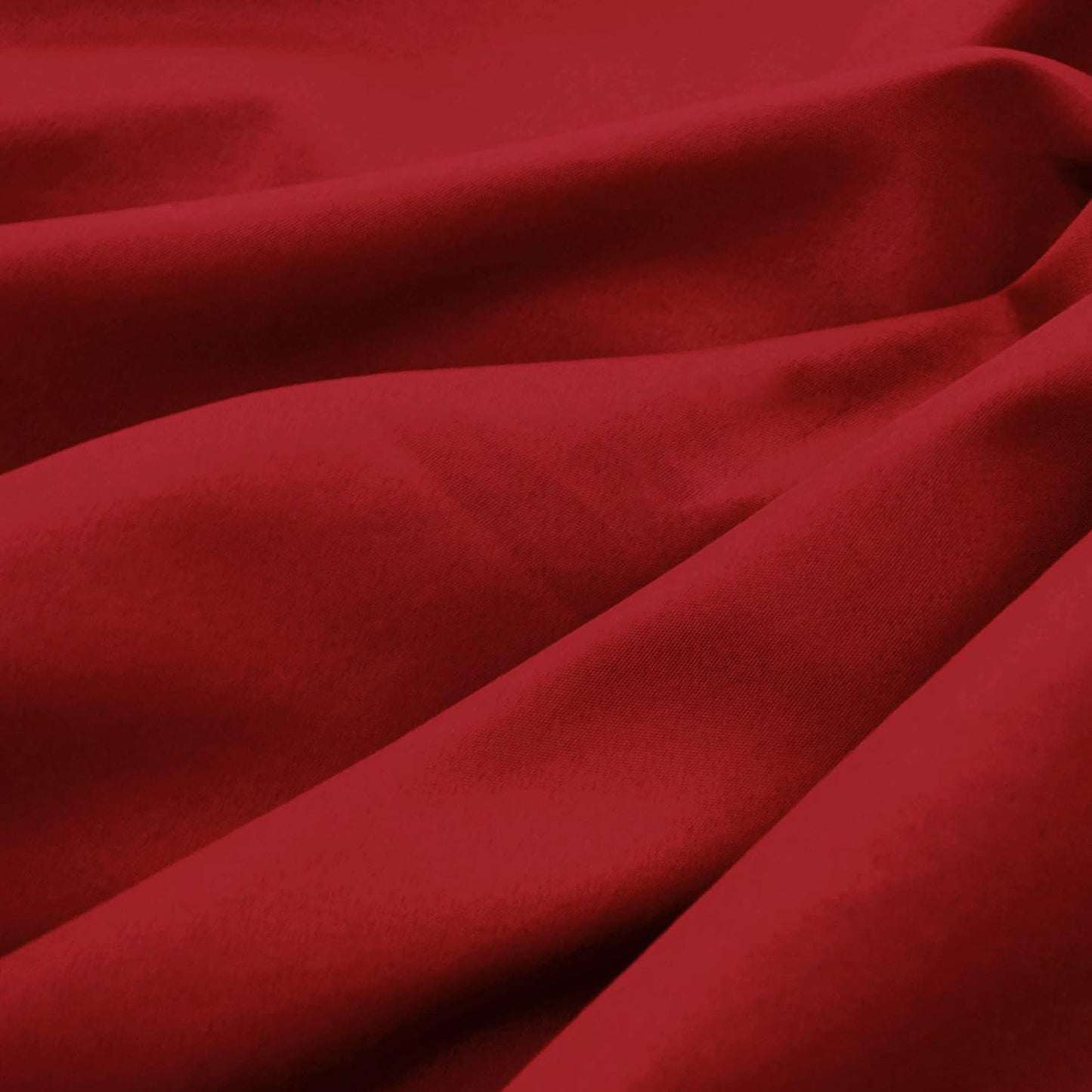 Soft and Lightweight Microfiber Magic Colour Collection Bed Sheet Set - Red