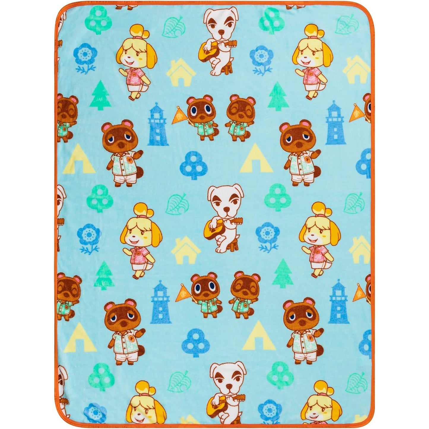 Bedding Super Soft Plush Throw Blanket - Animal Crossing